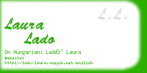 laura lado business card